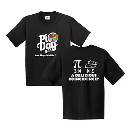 Spirit Wear Event Apparel l Van Nuys MS Pi Day Youth  T-Shirt
